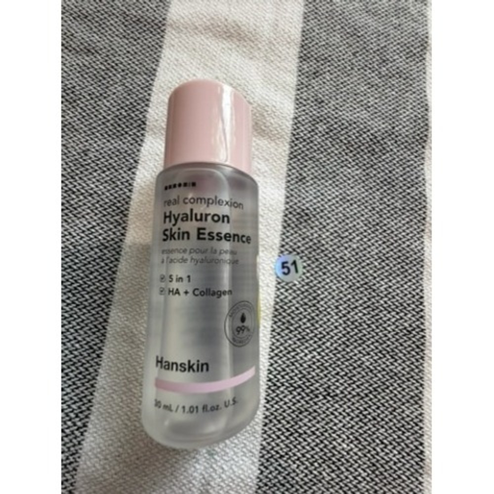Hanskin Real Complexion Hyaluron Skin Essence HA + Collagen 30ml 1.01 fl oz U.S.